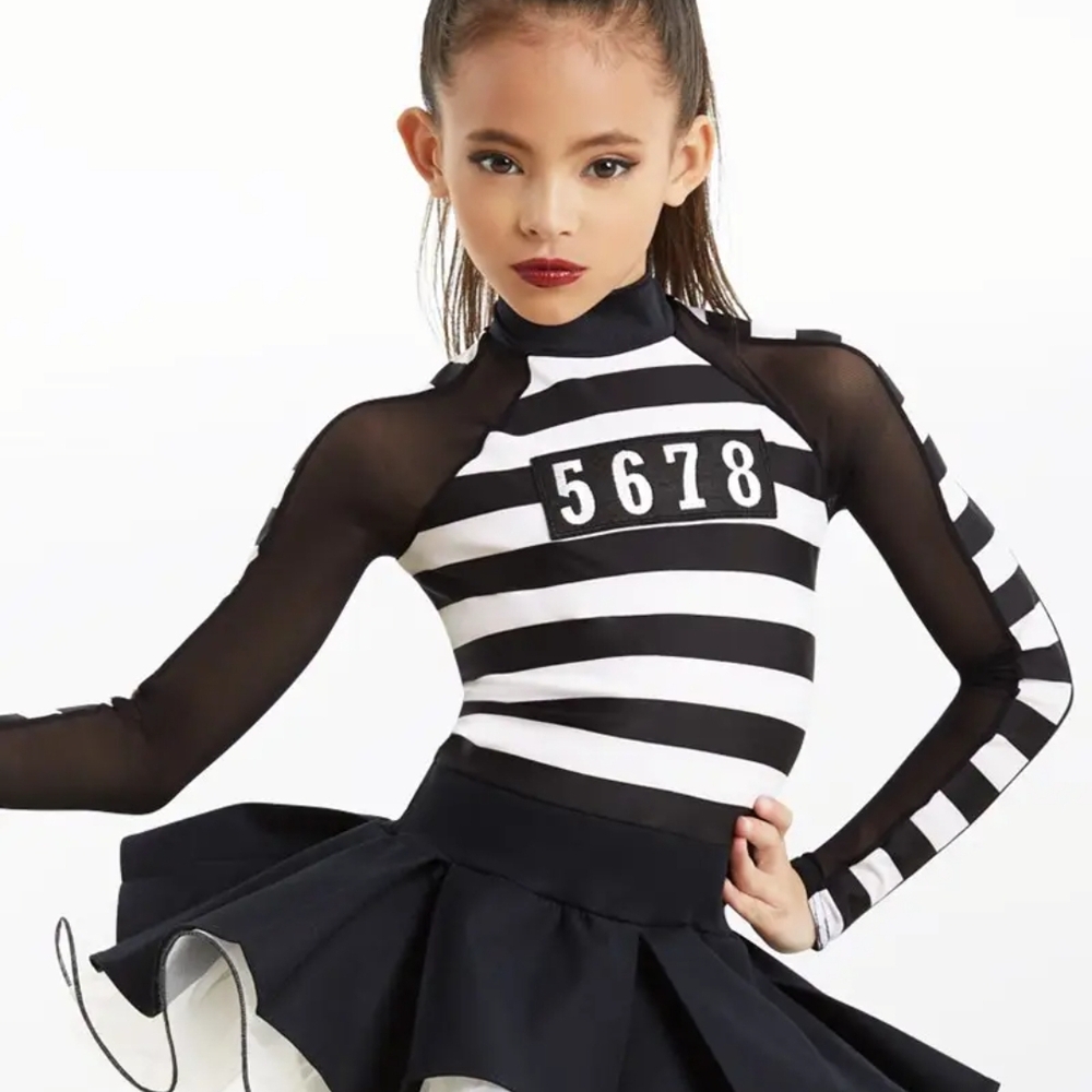 Weissman The Big Dollhouse Black and White Dancewear